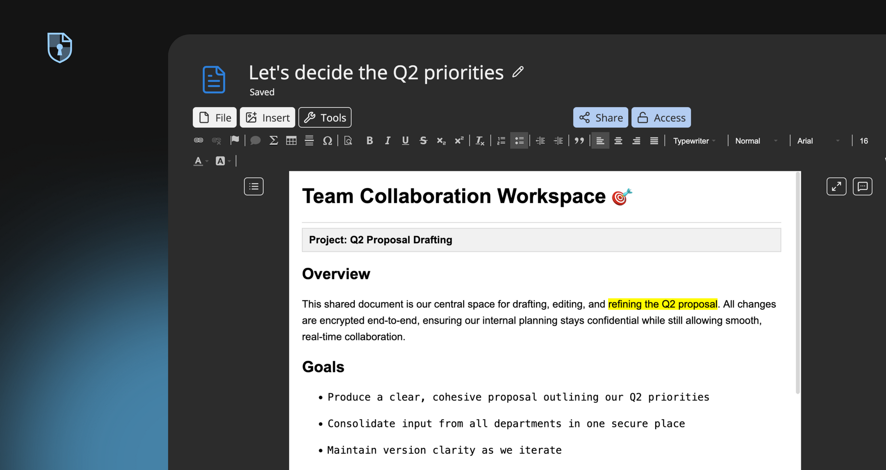 Meeting notes & collaboration illustration